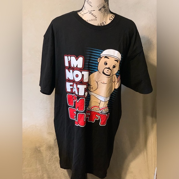Gabriel Iglesias I’m Not Fat, I’m Fluffy Black L T Shirt - Picture 1 of 6